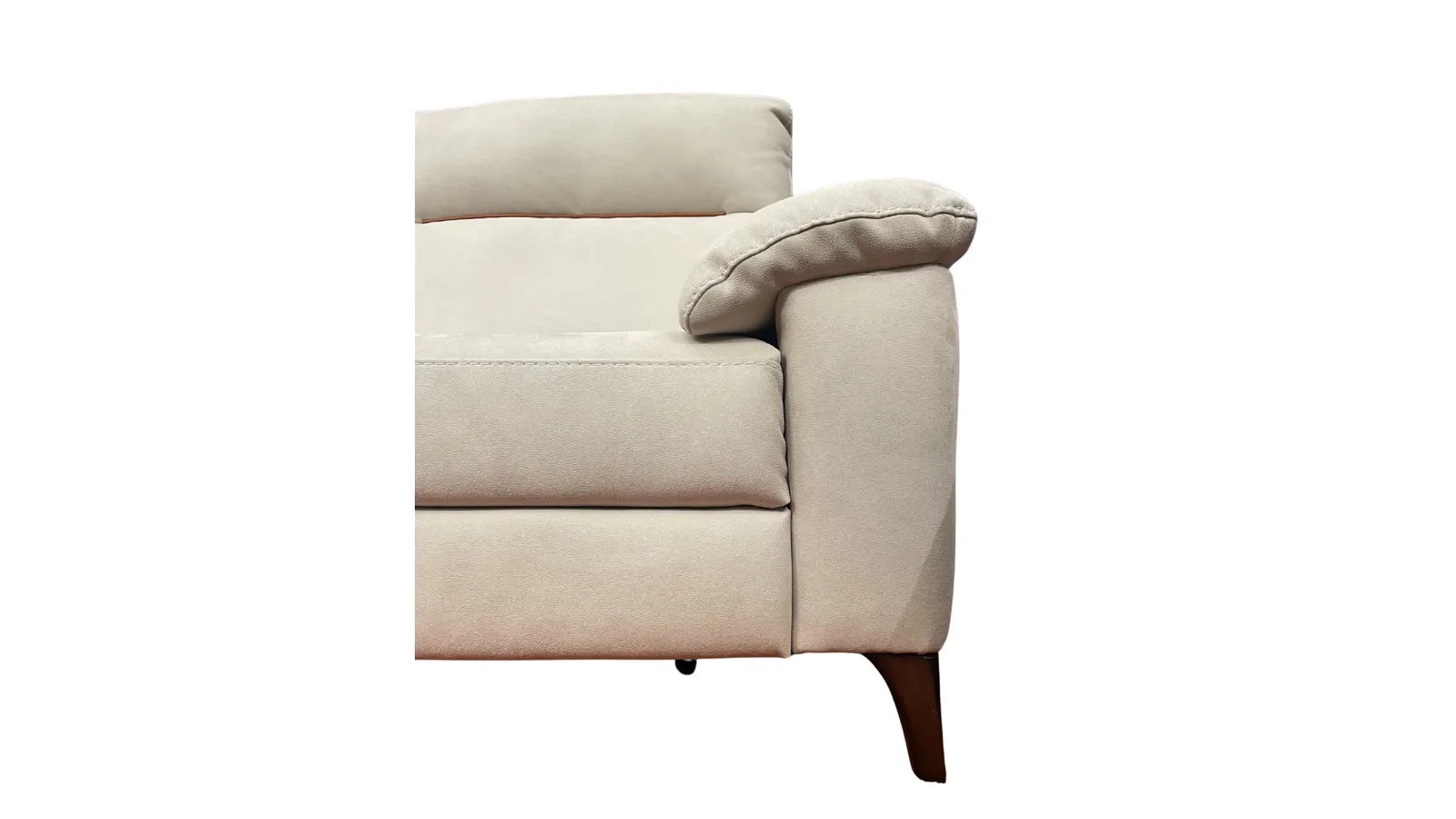 Egoitaliano 3 Seater Sofa With 2 Recliners – Italian Luxury In Cashmere "Grigio Opale" Colour photo vinterior