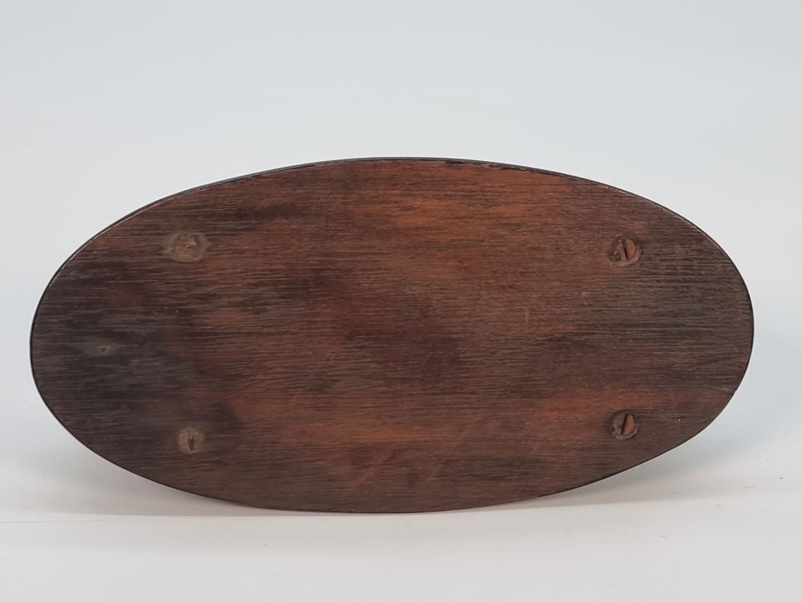 An Oval Box Veneered In Segments Of Burr Walnut, Circa 1910 photo buy