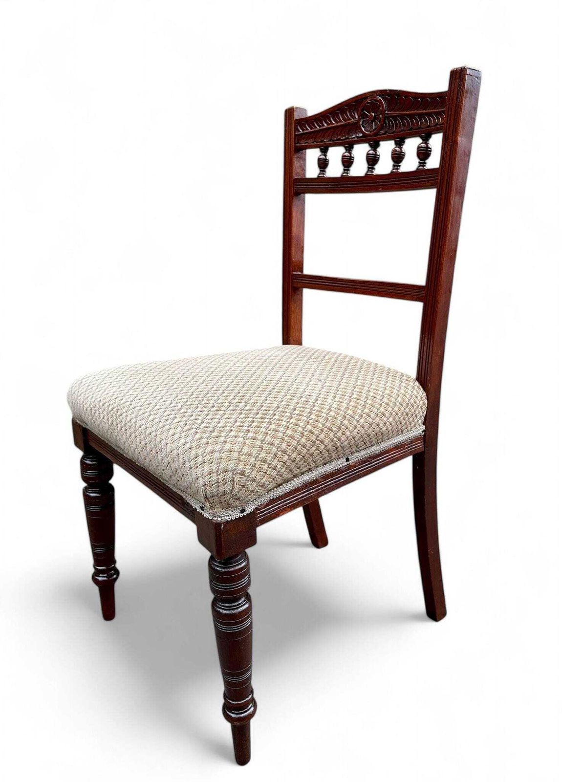 Antique Victorian Mahogany Dining Chairs C1850 / Set Of 6 photo Furniture