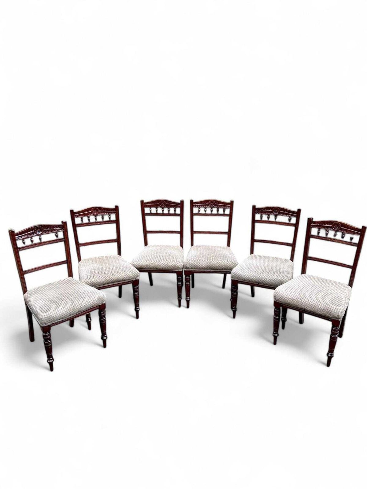Antique Victorian Mahogany Dining Chairs C1850 / Set Of 6 photo buy