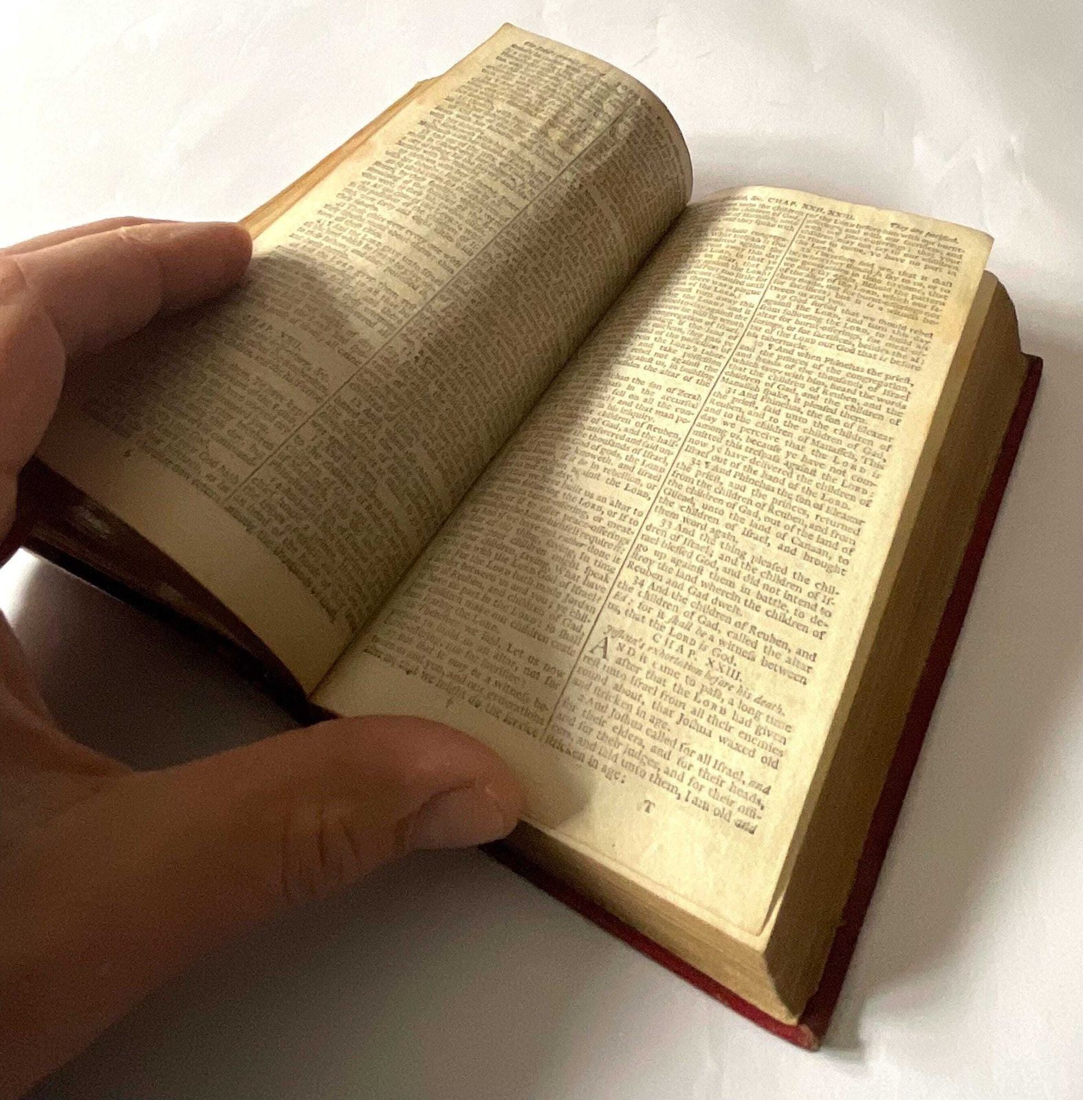Antique Holy Bible In Two Volumes, 18th Century photo vinterior