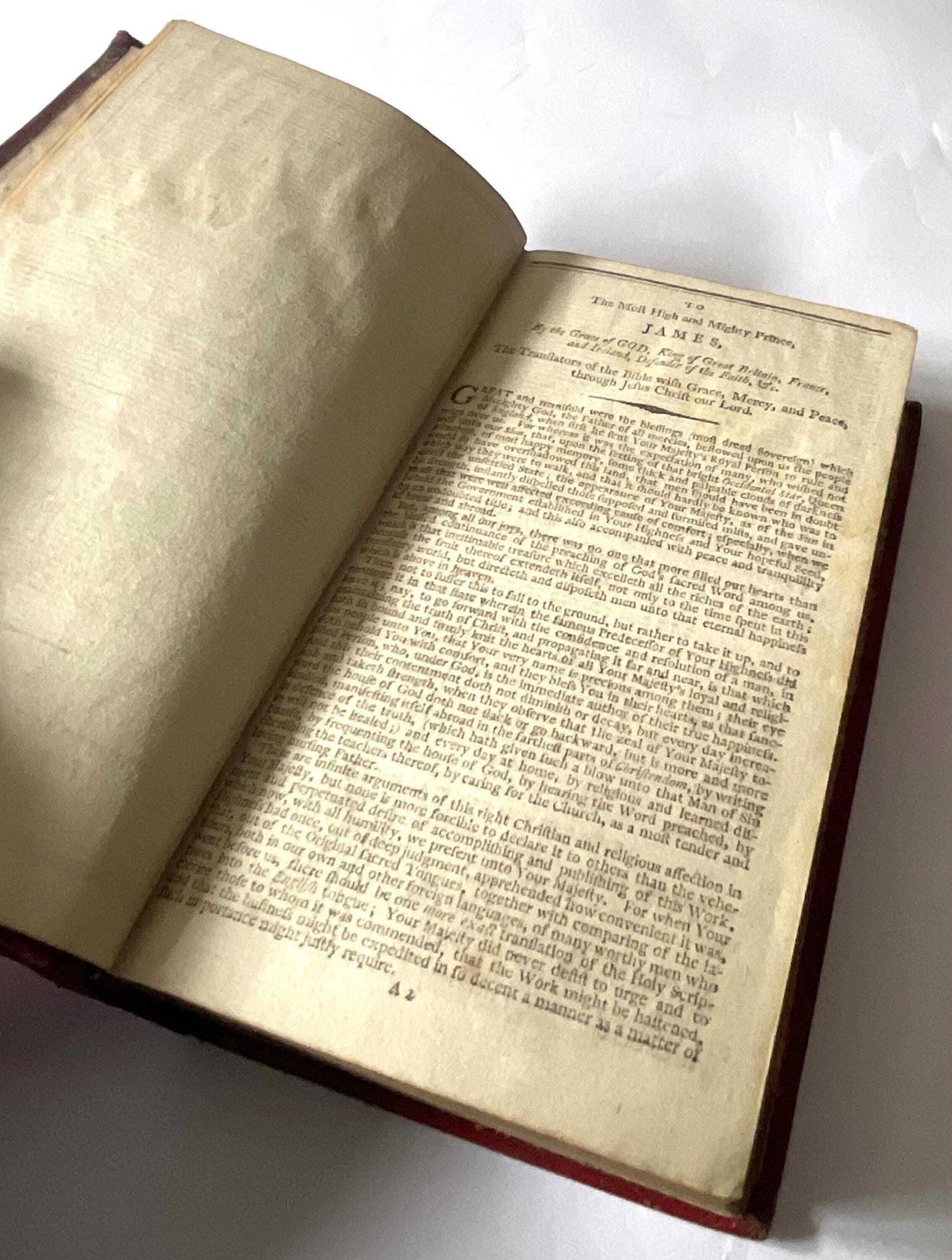 Antique Holy Bible In Two Volumes, 18th Century photo buy