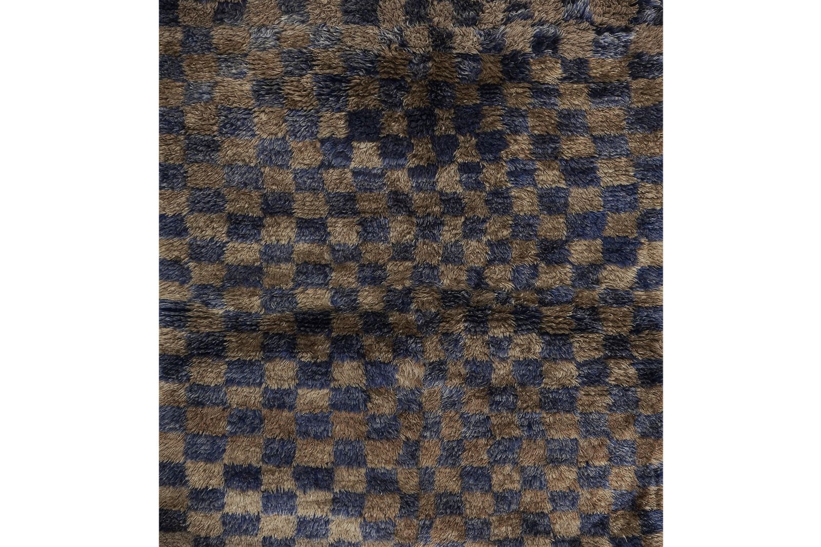 1970s Mohair Tulu Rug 4'5'' X 5'9'' photo vinterior