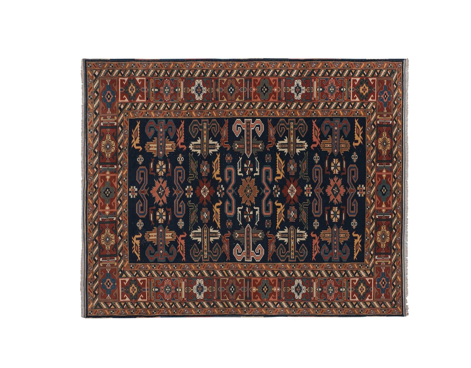Caucasian Shirvan Perepedil Rug 6'1'' X 7'9'' photo furniture