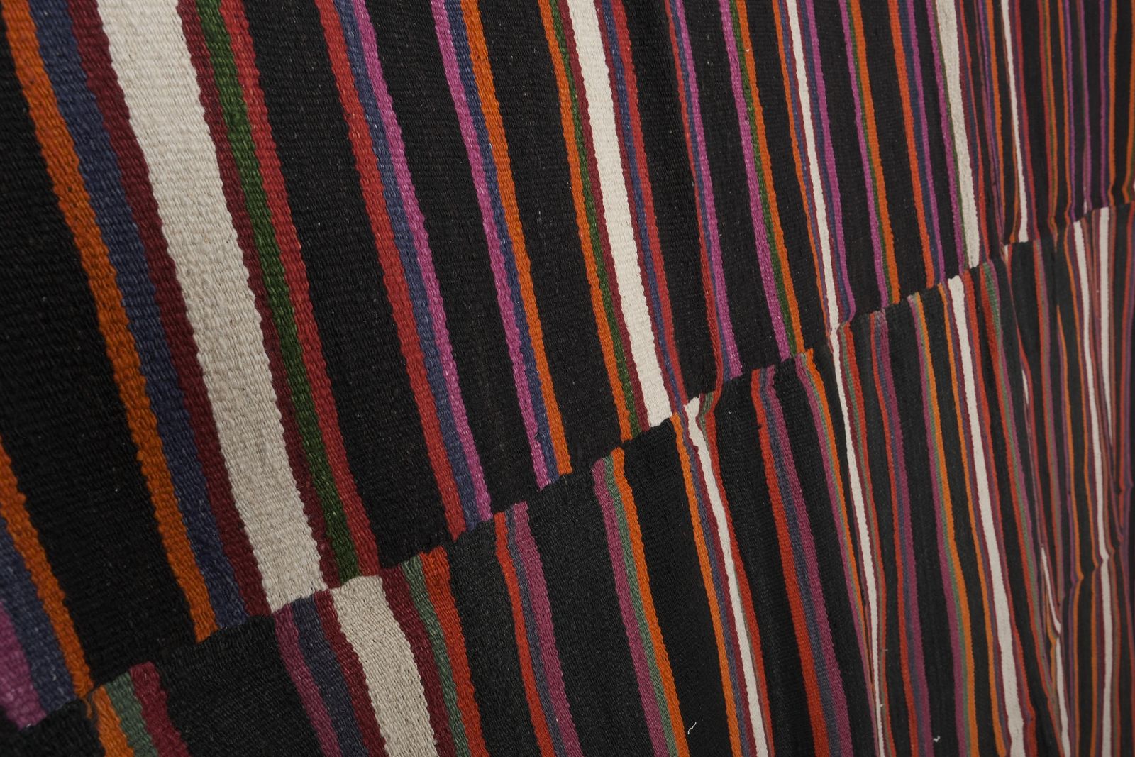 photo for sale Striped Turkish Kilim Rug 9'1'' X 11'1''