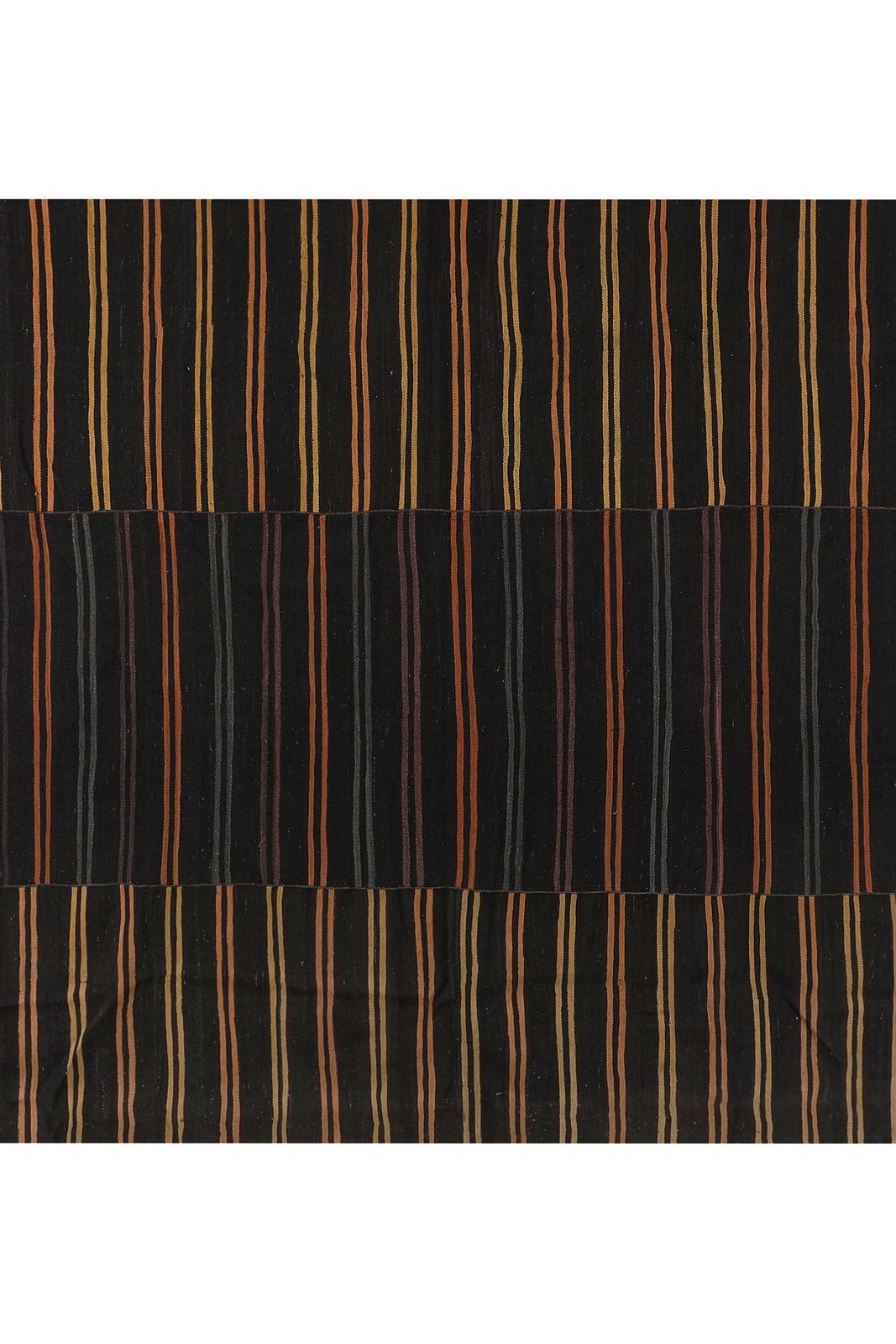 Large Anatolian Striped Kilim Rug 10'7'' X 12'2'' photo vintage