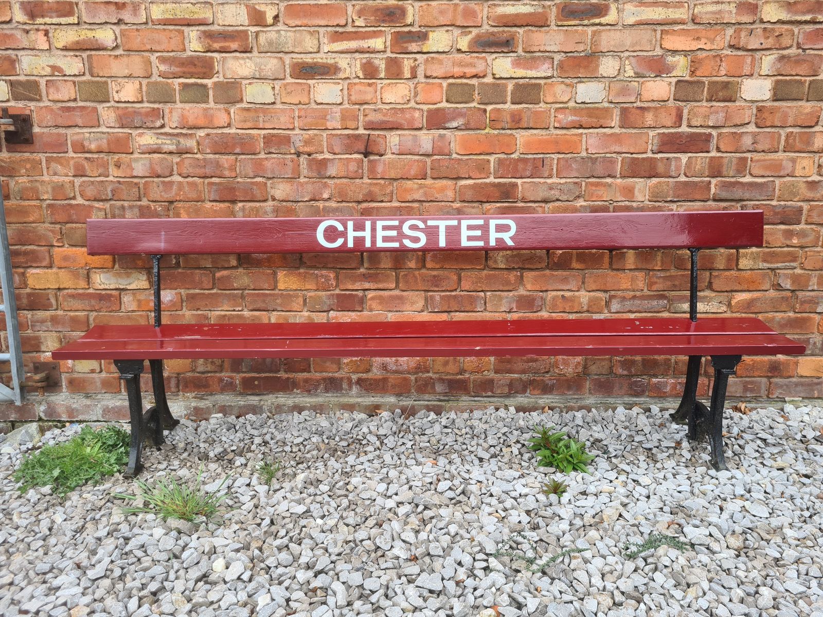 A Lovely Late 19th Or Early 20th Century Railway Station Bench   Chester