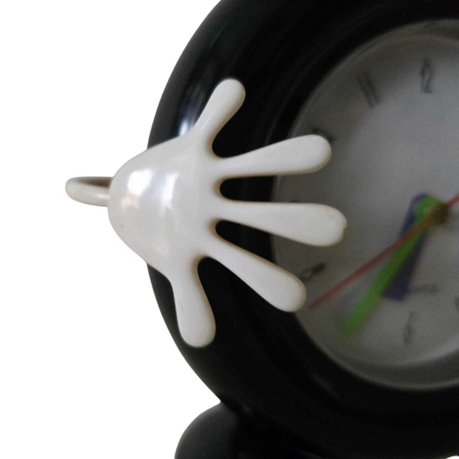Vintage Pop Art Memphis Milano Style Pendulum Clock 80s photo vintage
