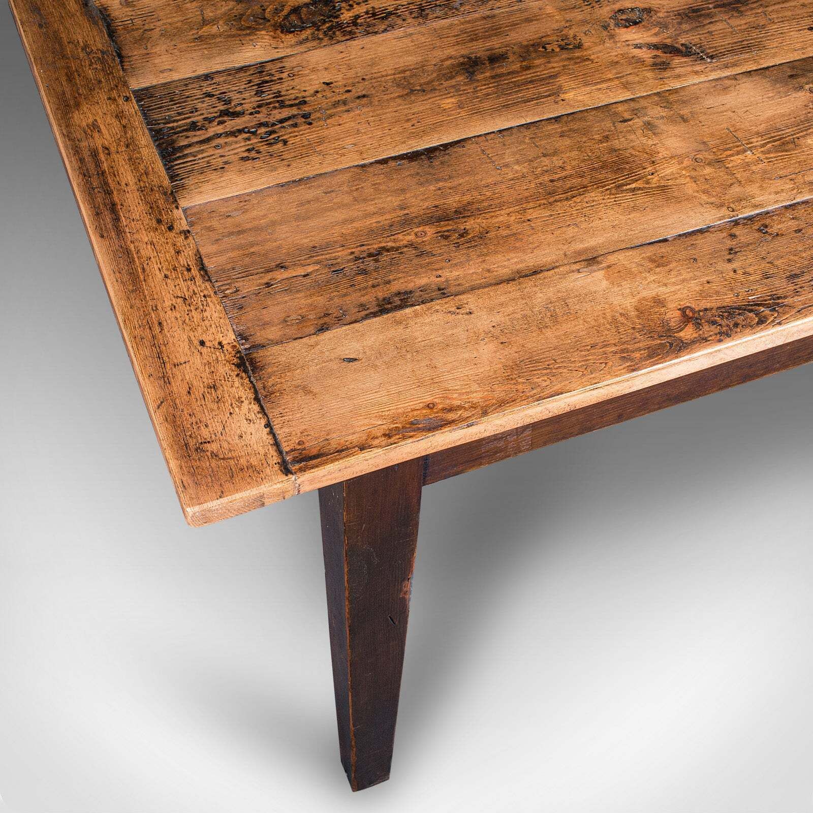 6' 6'' Antique Farmhouse Dining Table, English, Pine, Country House, Victorian photo buy