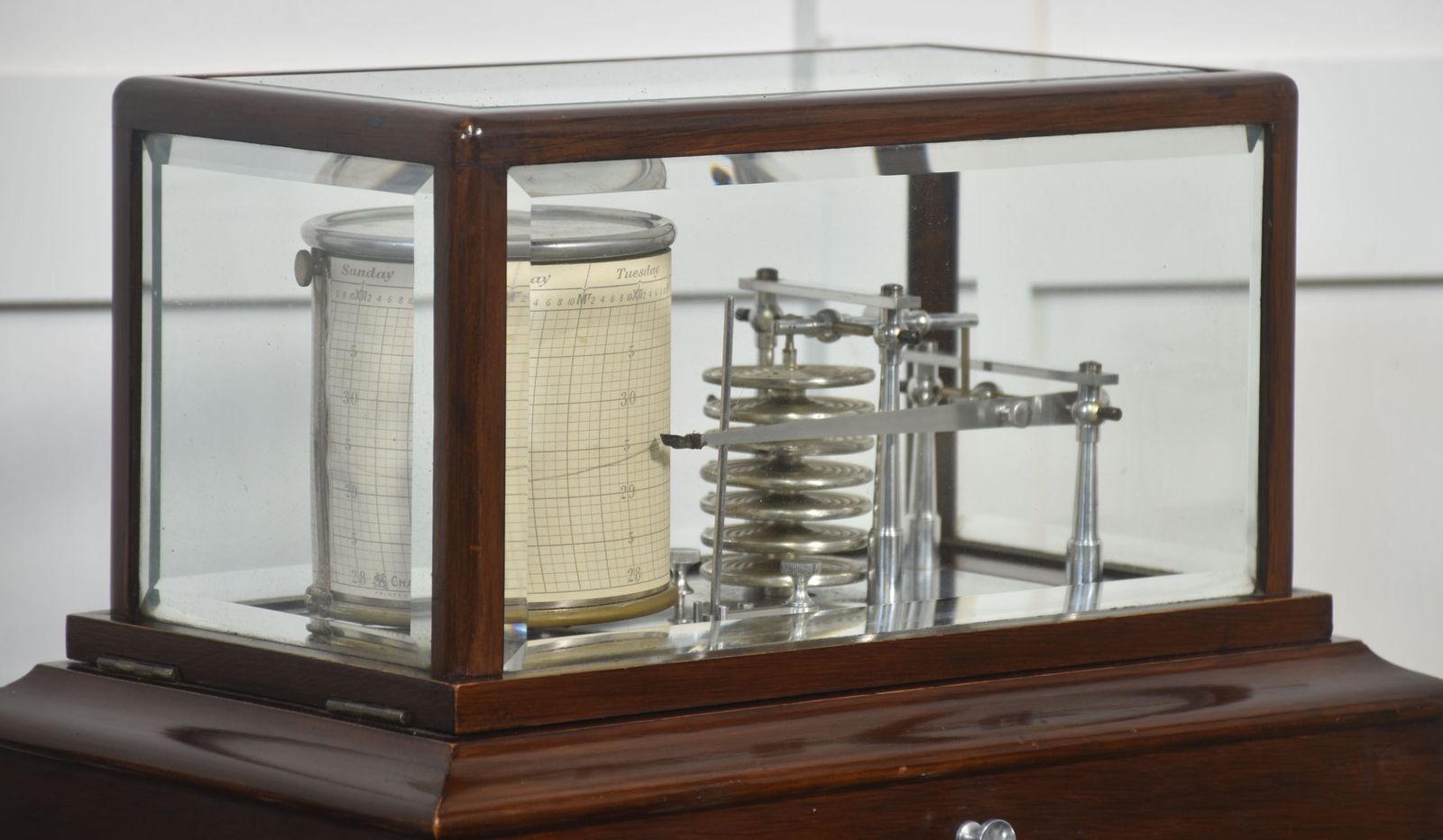 Mahogany Cased Barograph photo furniture
