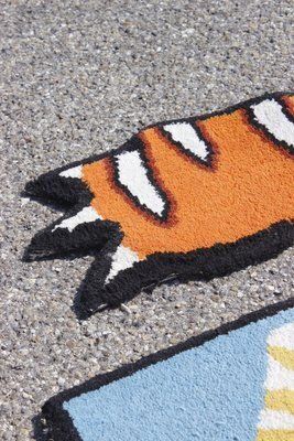 Vintage Tiger Rug By Walter Van Beirendonck For Ikea, 2016 photo vintage