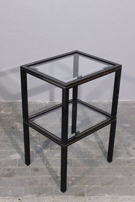 Black Lacquered Side Tables By Pierre Vandel, France 1970s, Set Of 2 photo buy
