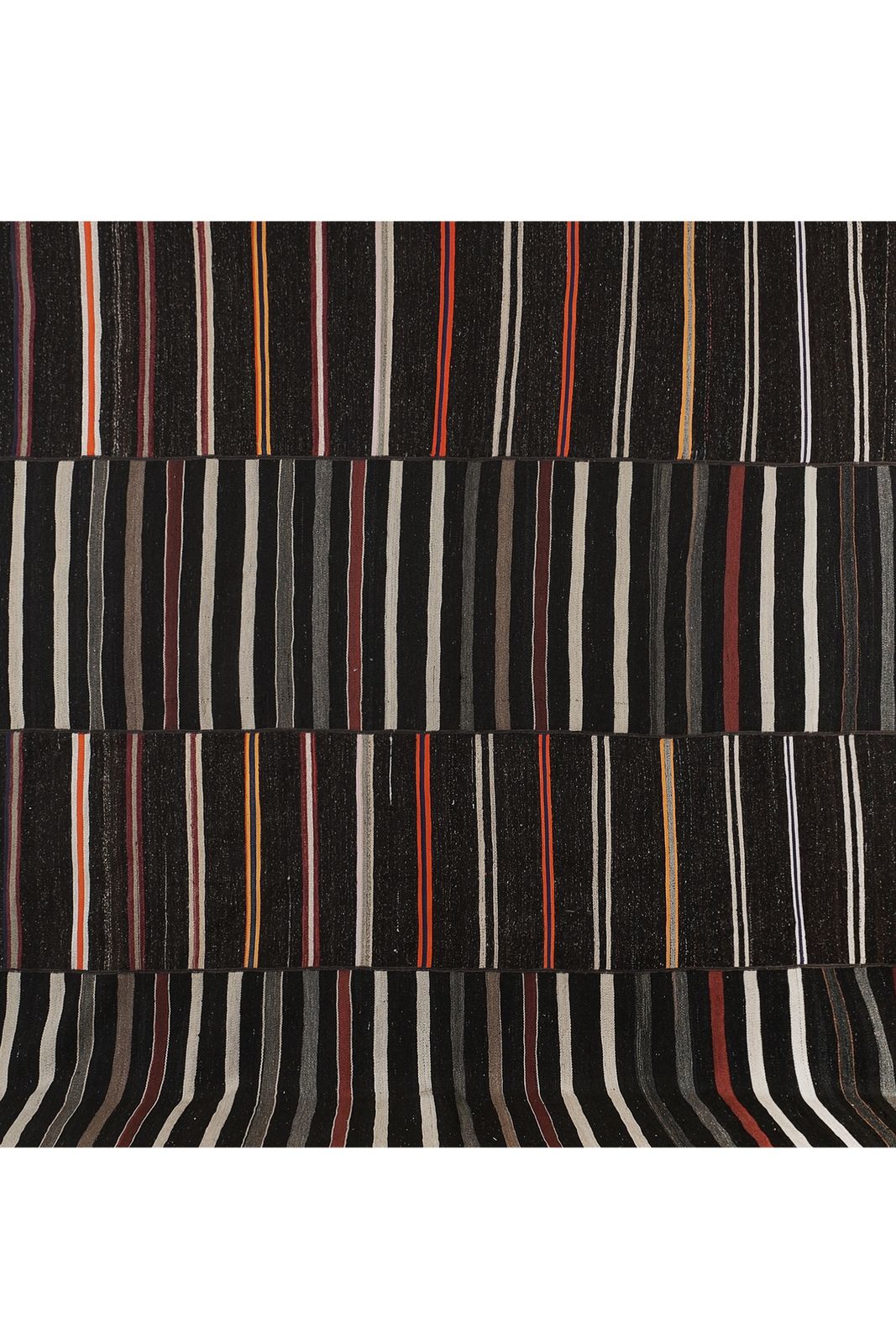 Early 20th Century Striped Kilim With Horizontal Stripe 10'7'' X 11'3'' photo furniture