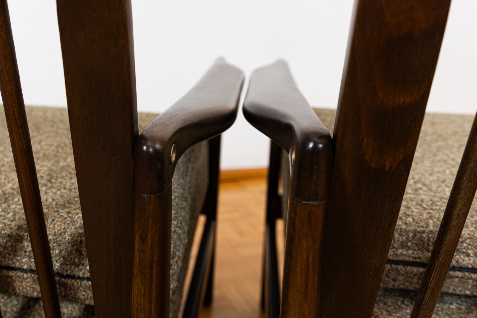 Pair Of Mid Century Armchairs B7522 By Zenon Bączyk, Poland, 1960's photo for sale