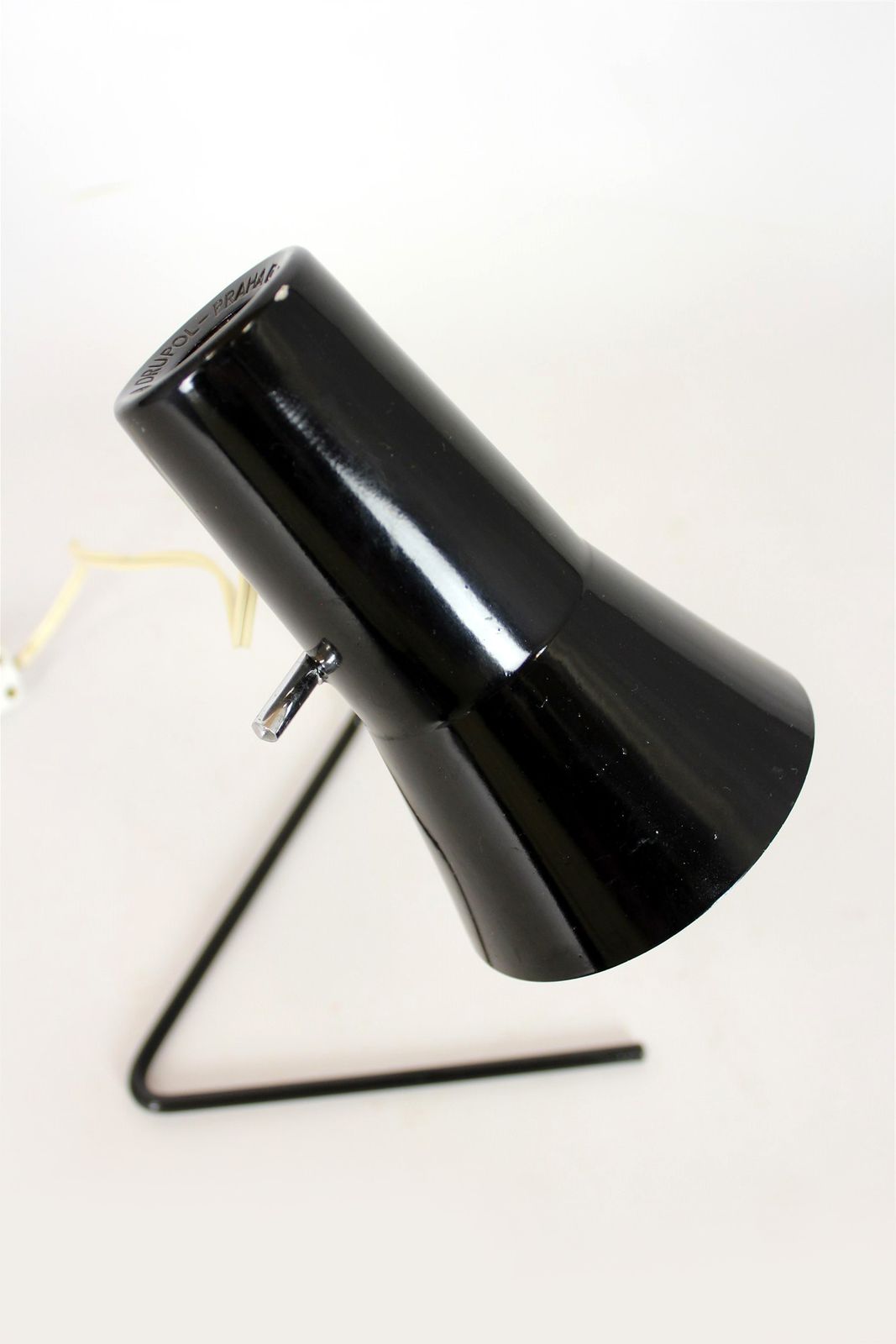 Black Table Lamp By Josef Hurka For Drupol, 1960s photo furniture