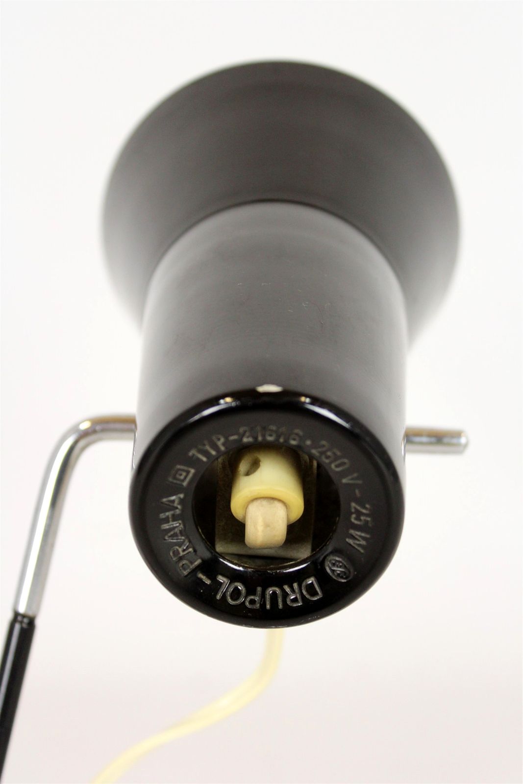 Lighting Black Table Lamp By Josef Hurka For Drupol, 1960s photo