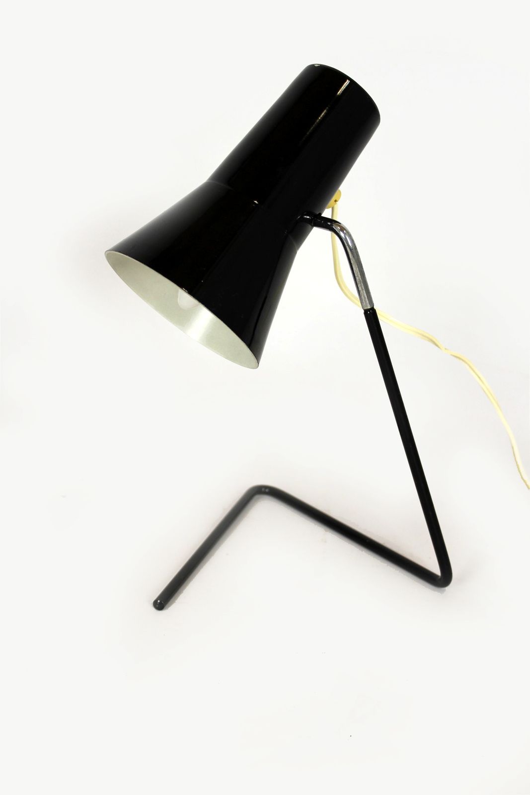 250.0 Black Table Lamp By Josef Hurka For Drupol, 1960s photo