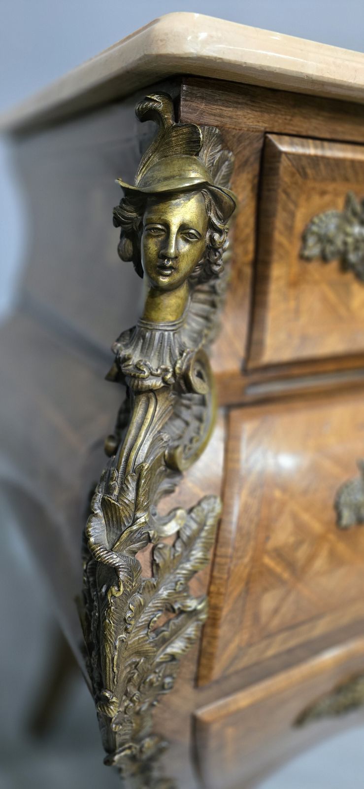 photo furniture Top Quality Pair French Bombe Commode Chests Of Drawers