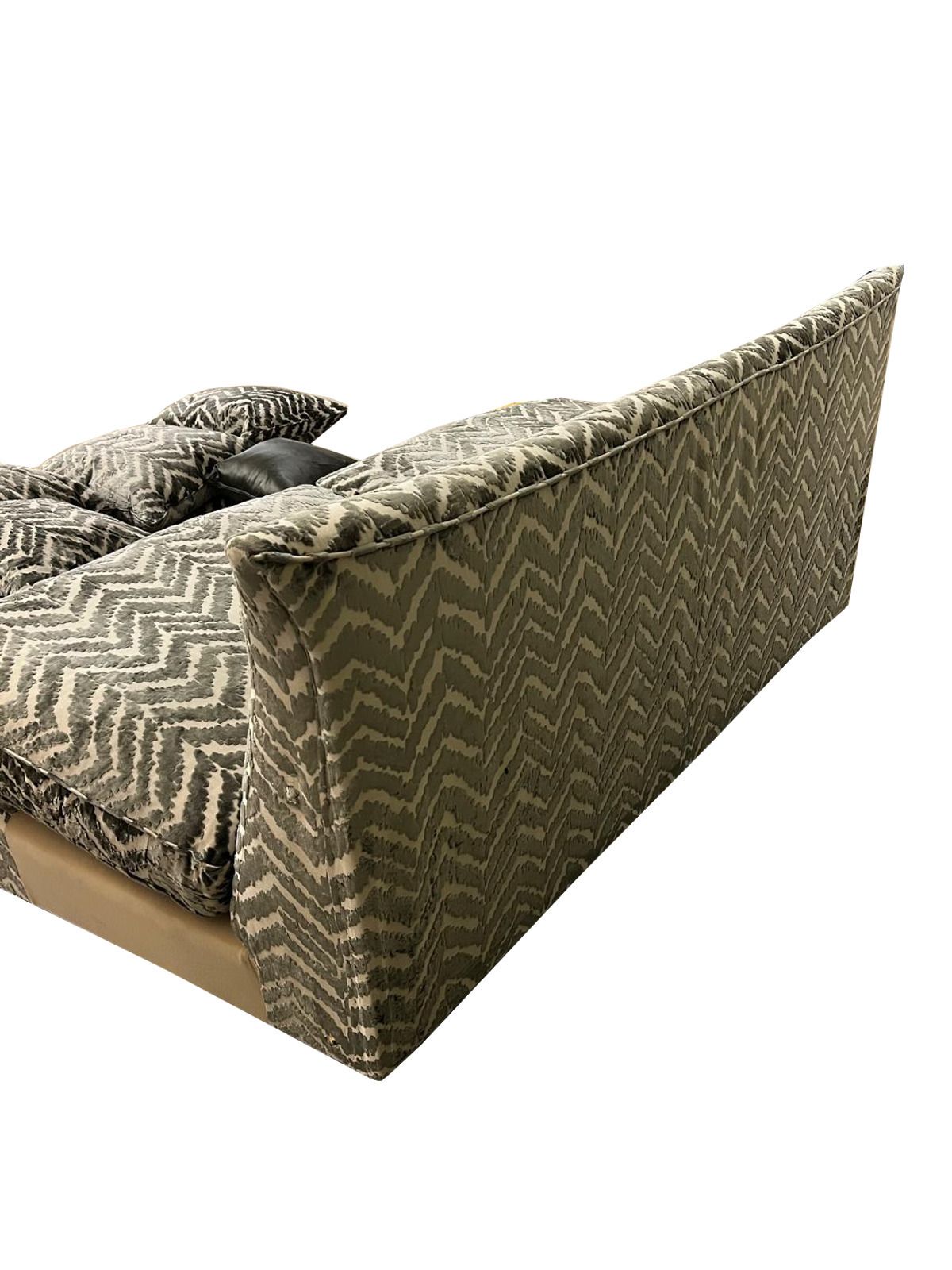 Brand New 4 Seater Sofa With Bolt Off Arms In Susa Steel Colour photo for sale