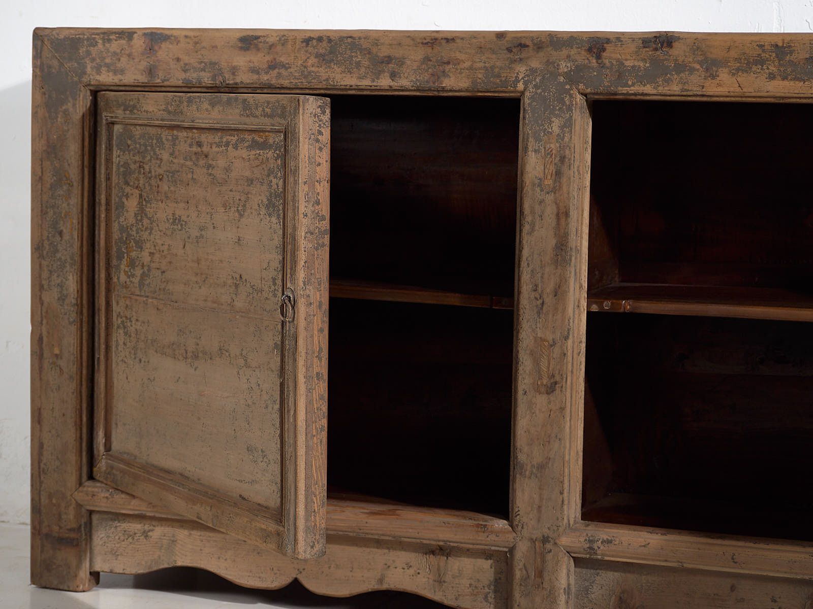 photo buy Antique Living Room Sideboard With Gray Patina (C.1900)