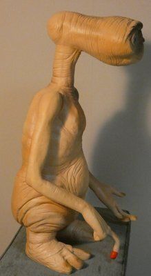 E.T. Big Three Dimensional Statue In Resin And Enamel, 1990s photo furniture