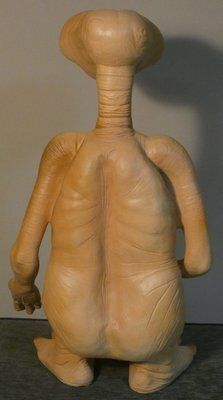 E.T. Big Three Dimensional Statue In Resin And Enamel, 1990s photo for sale