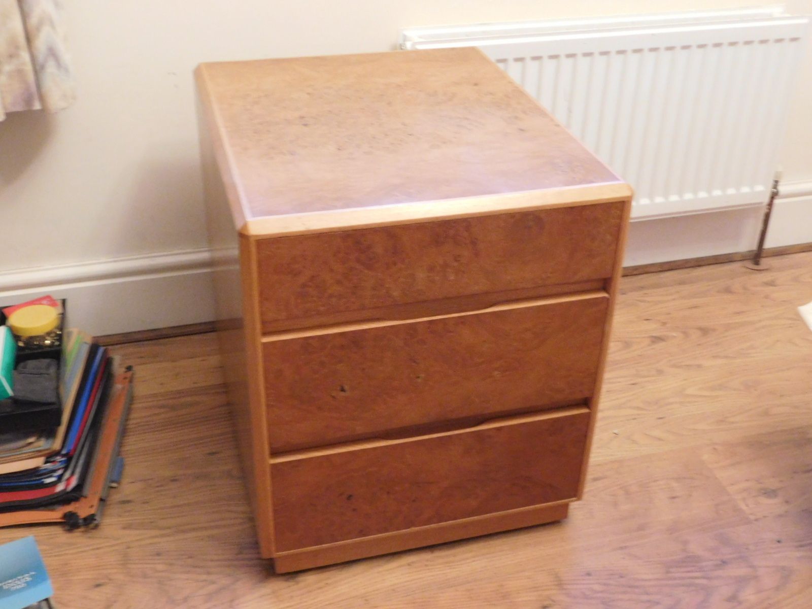 Furniture Hk Designs Bird's Eye Maple Ambassador Chairman's Desk Set By Howard Keith. photo