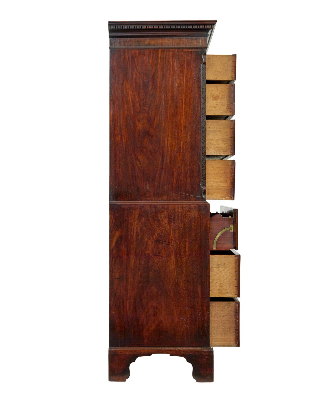 Early 19th Century Georgian Mahogany Secretaire Chest On Chest photo 4565.0