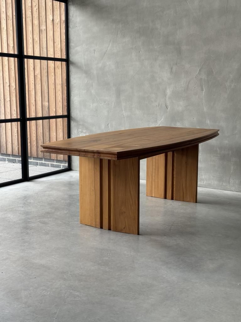 A Rare Elm Table By Maison Regain photo furniture