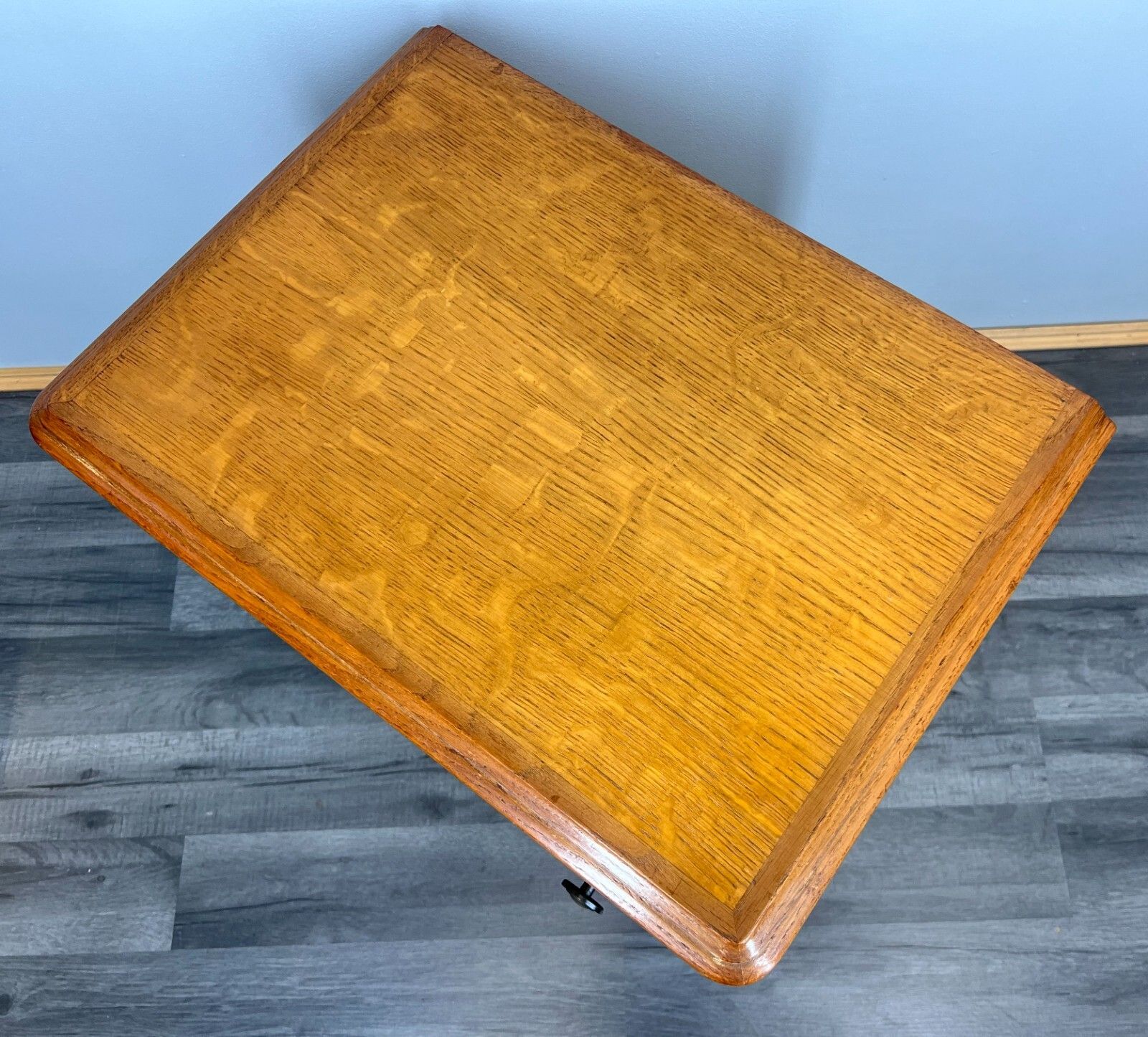 Furniture Bedside Tables Pair French Oak Louis XVI Vintage Nightstands Cabinets Lot 3518 photo
