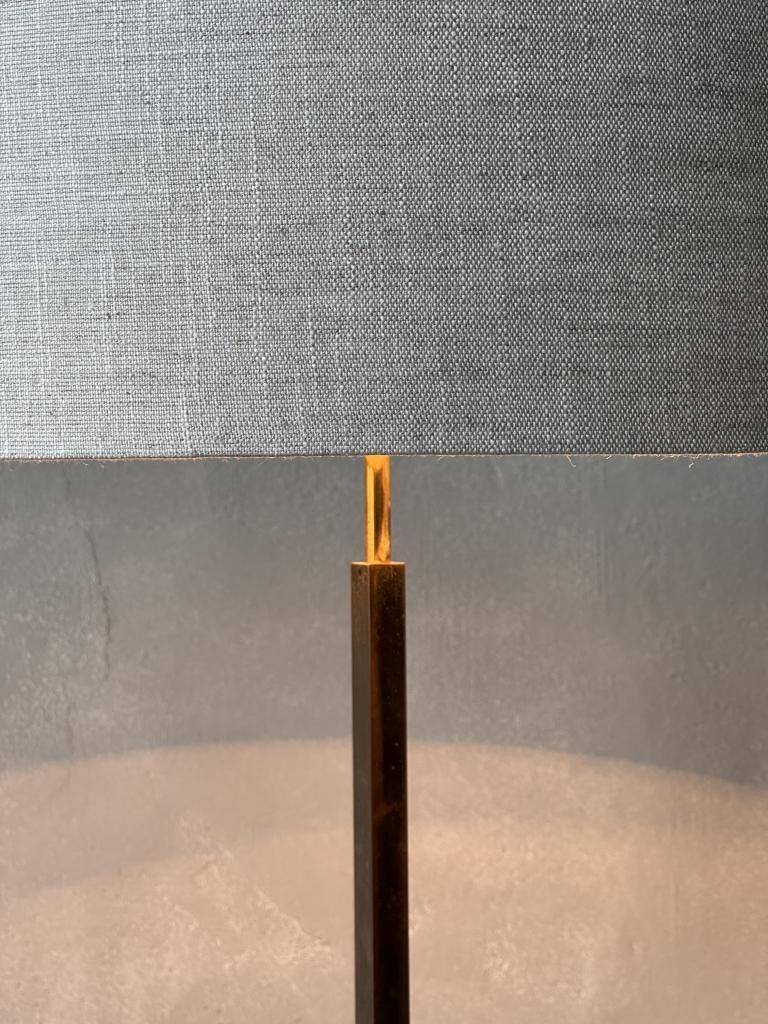 A Fine 1960s Brass Floor Lamp. photo for sale