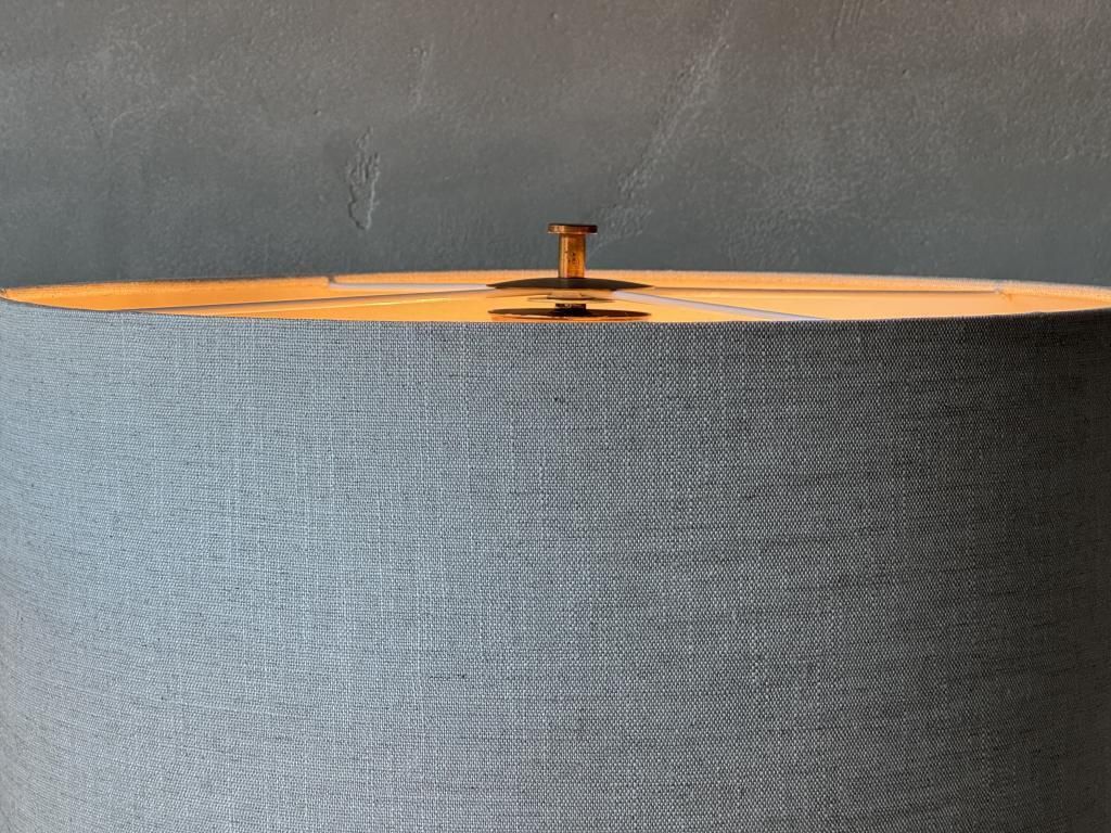 A Fine 1960s Brass Floor Lamp. photo Lighting