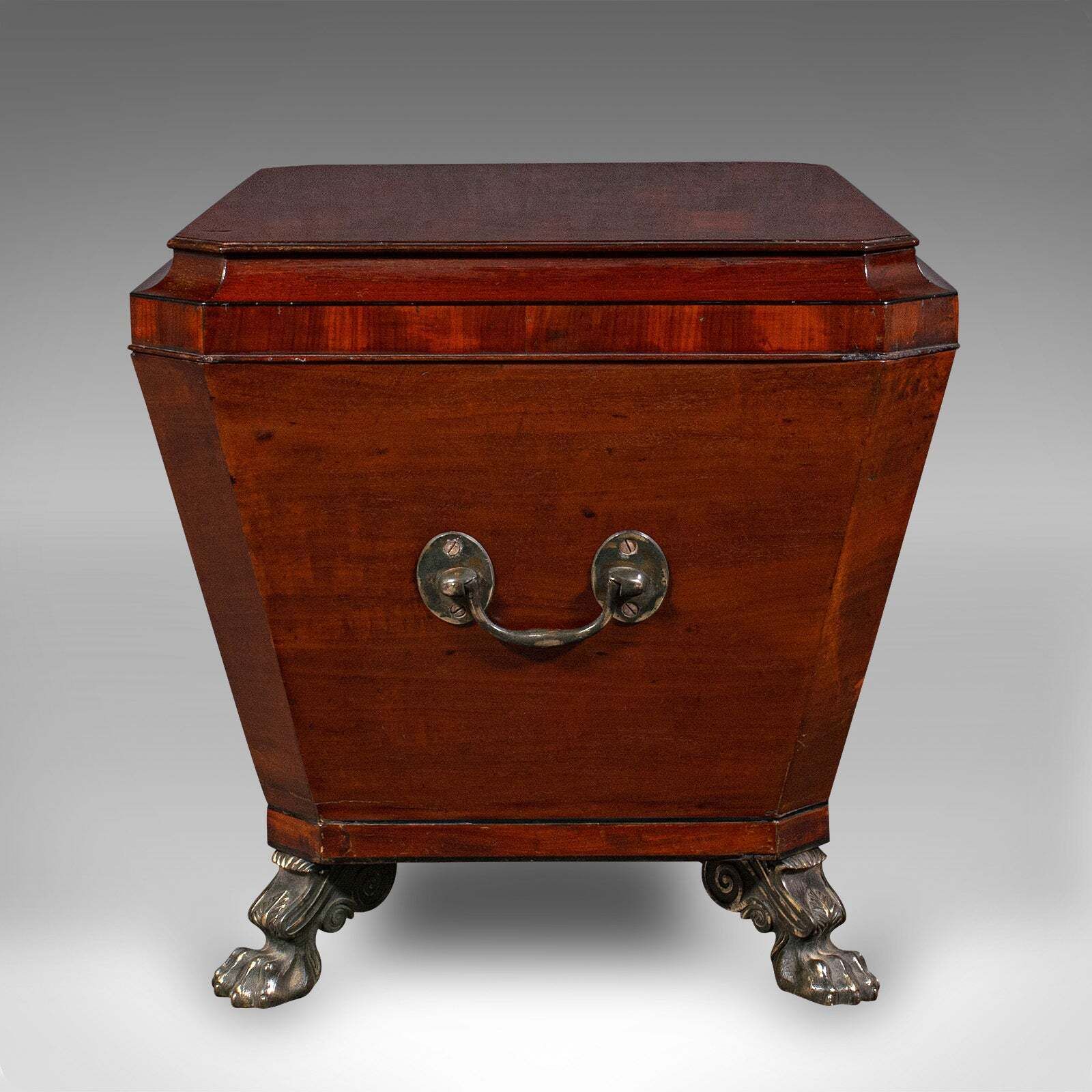Antique Sarcophagus Cellarette, English, Wine Cooler, Storage Case, Georgian photo Home Decor