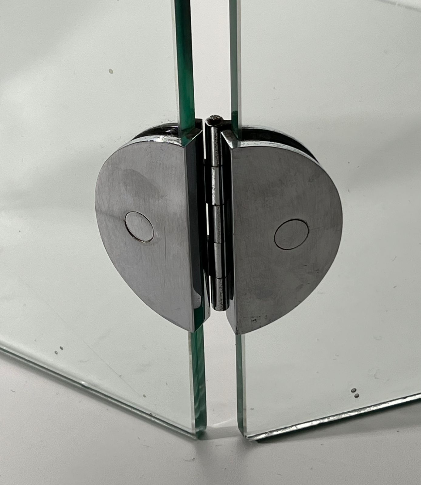 Exceptional Firewall With 6 Glass Panels And Chrome Hinges In The Taste Of Robert Mallet Stevens photo buy