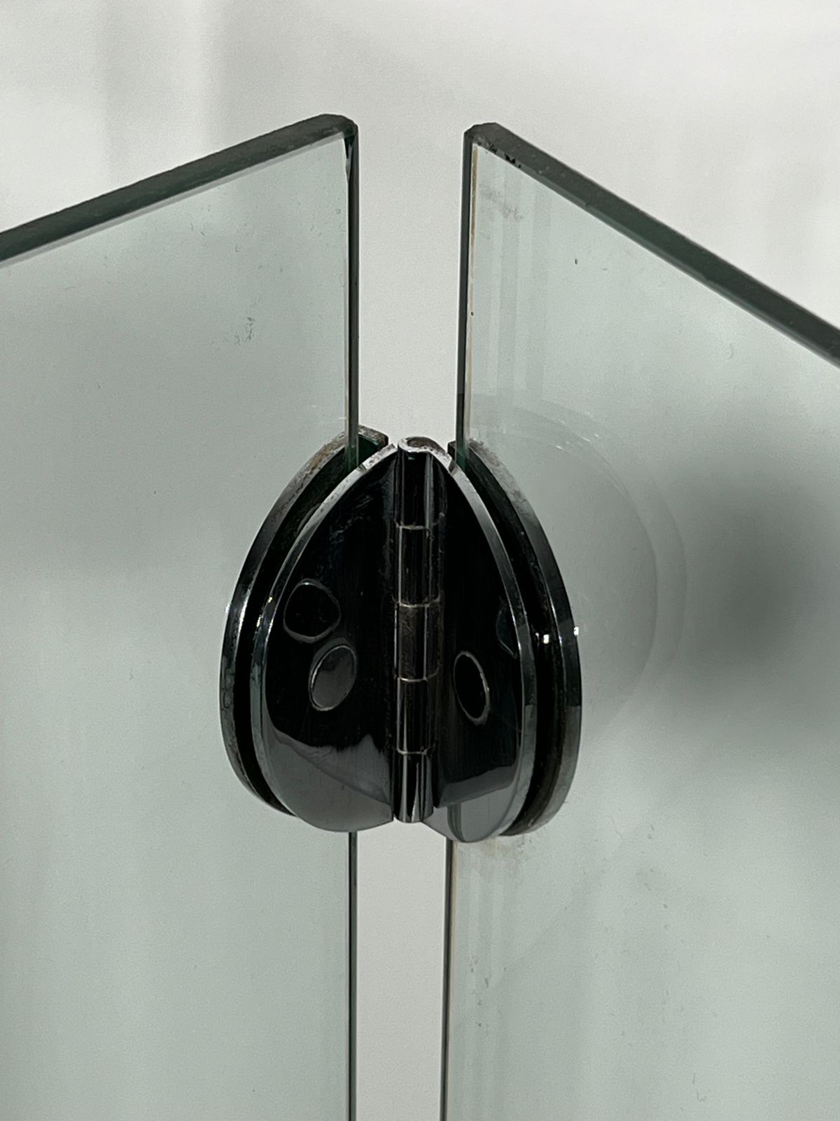 photo buy Exceptional Firewall With 6 Glass Panels And Chrome Hinges In The Taste Of Robert Mallet Stevens