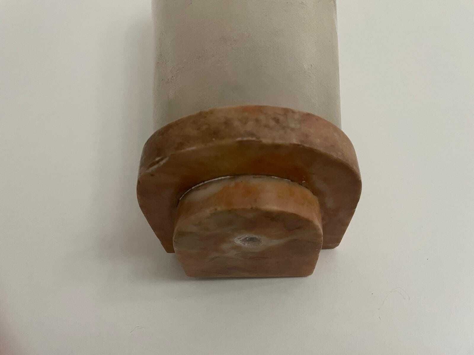 French Natural Marble Single Sconce, 1960s, France photo vintage