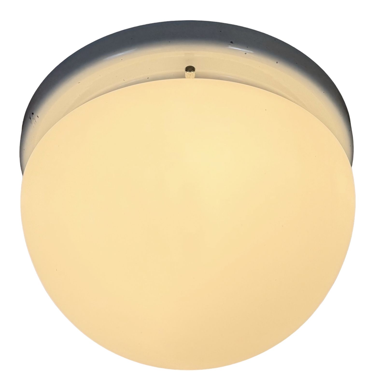 Vintage Ceiling Light With Milk Glass, 1980s, 2x photo buy
