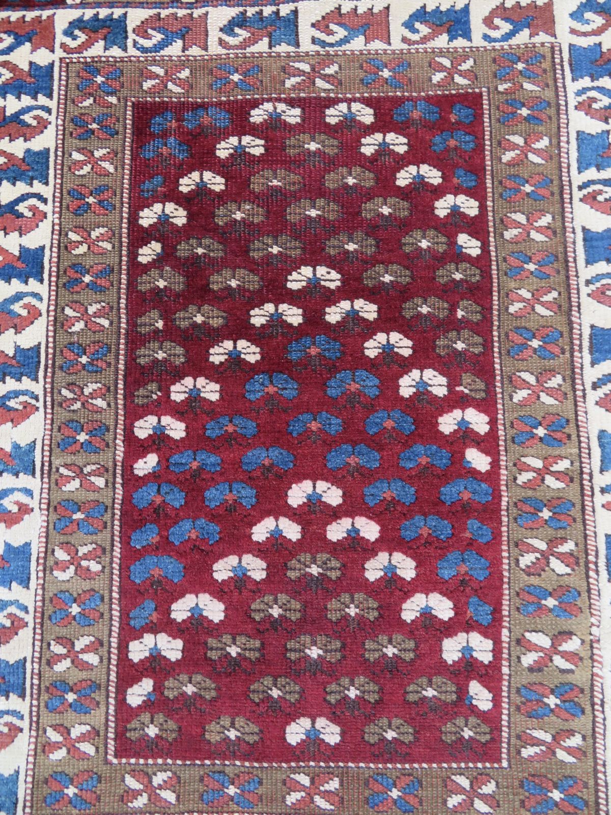 Attractive Antique Turkish Bergama Village Prayer Rug. West Anatolia. 104cm X 89cm. photo for sale