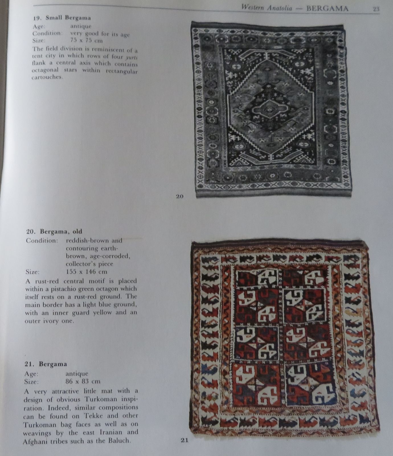 Textiles Attractive Antique Turkish Bergama Village Prayer Rug. West Anatolia. 104cm X 89cm. photo
