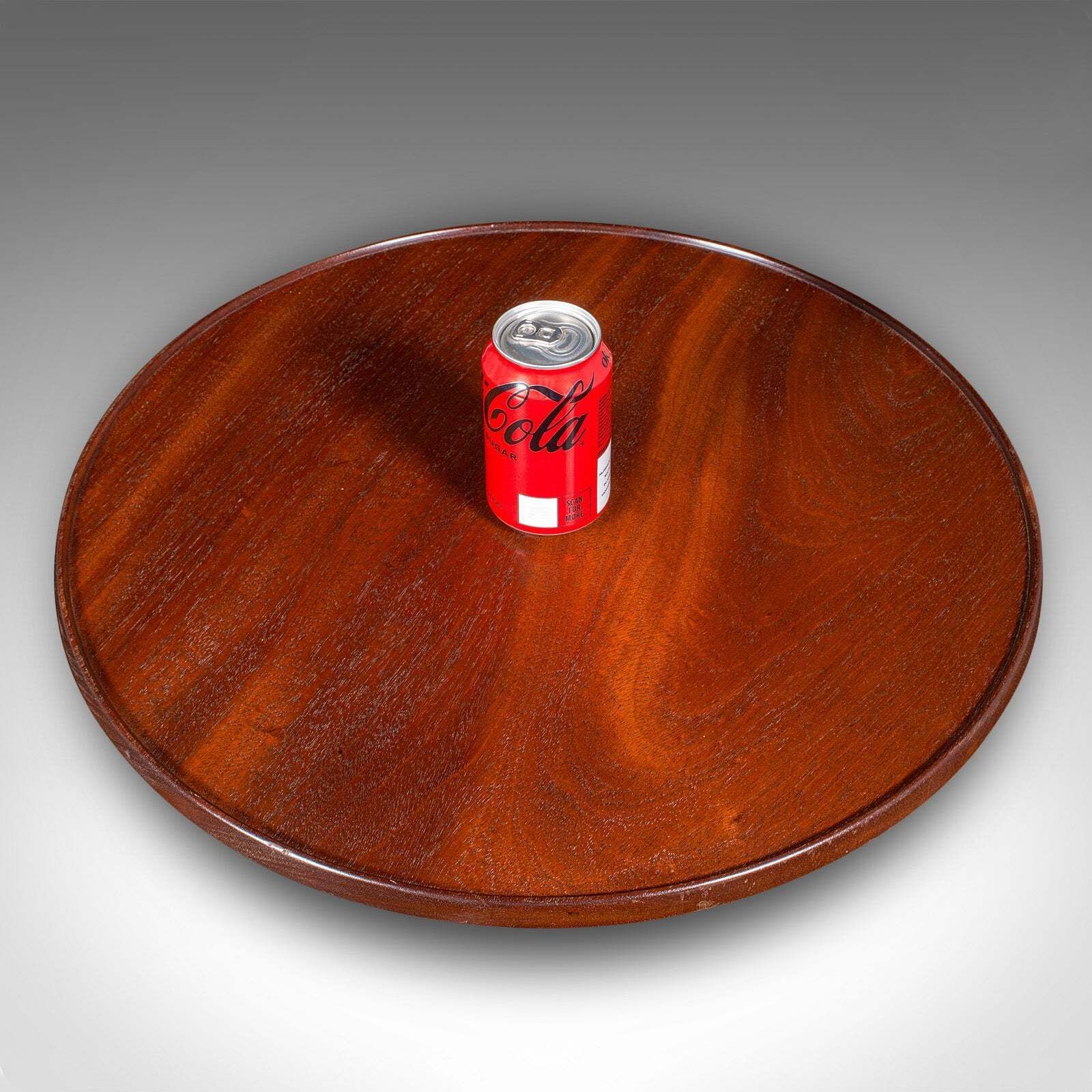 Antique Canapé Party Turntable, English, Serving Tray, Lazy Susan, Edwardian photo vintage
