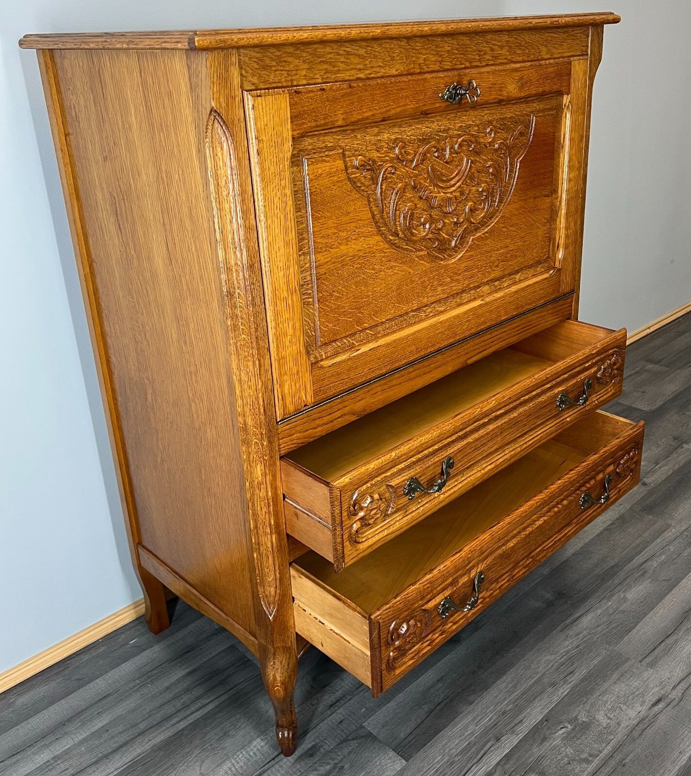 Amazing  Sideboard / Cabinet / Cupboard  Vintage French Louis XIV (Lot 3526) photo vintage