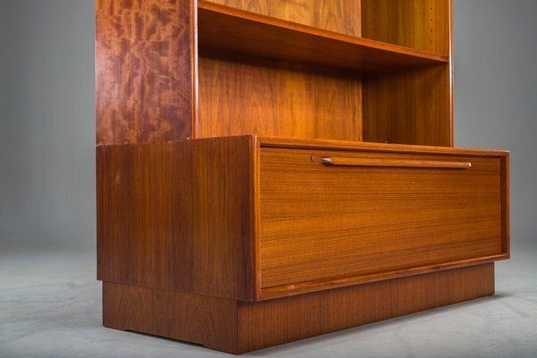 Large Vintage Bookcase In Teak By Heinrich Riestenpatt, 1960s photo buy