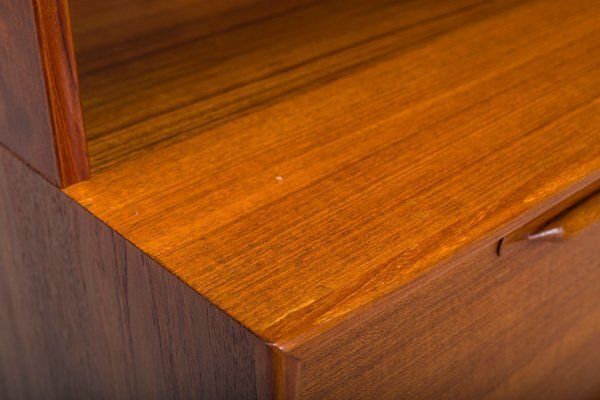 Large Vintage Bookcase In Teak By Heinrich Riestenpatt, 1960s photo vintage