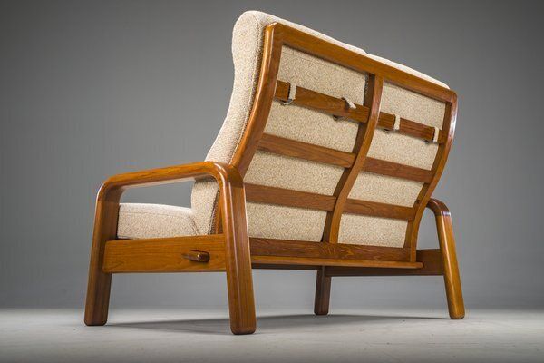 Furniture Mid Century Danish 2 Seater Teak Sofa, 1960s photo