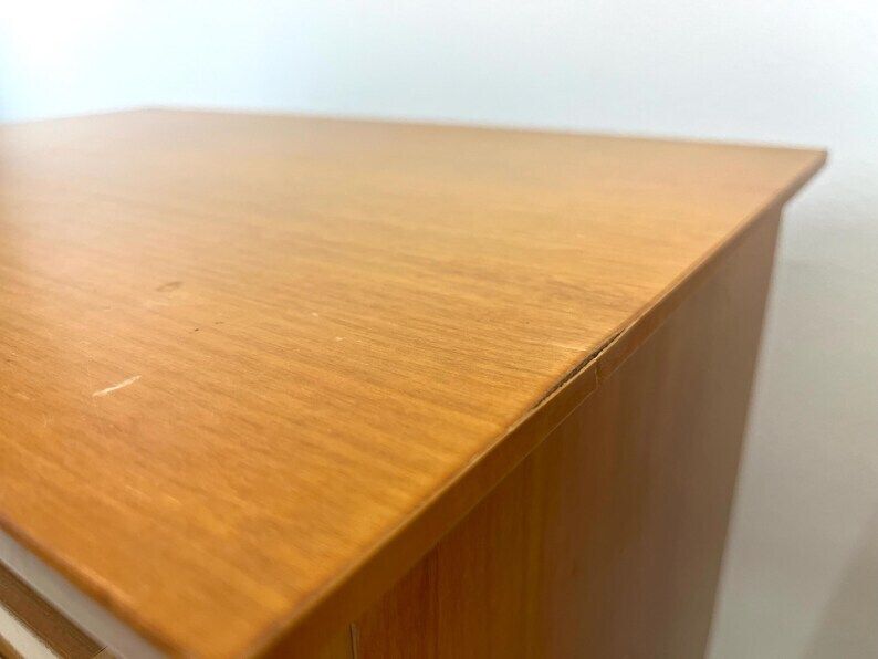photo for sale Pair Of Nightstands / Vintage Bedside Table / Wooden Night Table / Storage Tables / Bedroom Furniture 60s/ Bedside Cabinets
