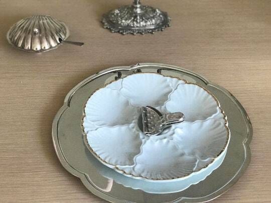 Citroenpersen – 6 Stuks, Metaal, Retro, Vintage Tafel, Gastvrouwcadeau, Tafel Voor Oesters En Zeevruchten photo Woonaccessoires