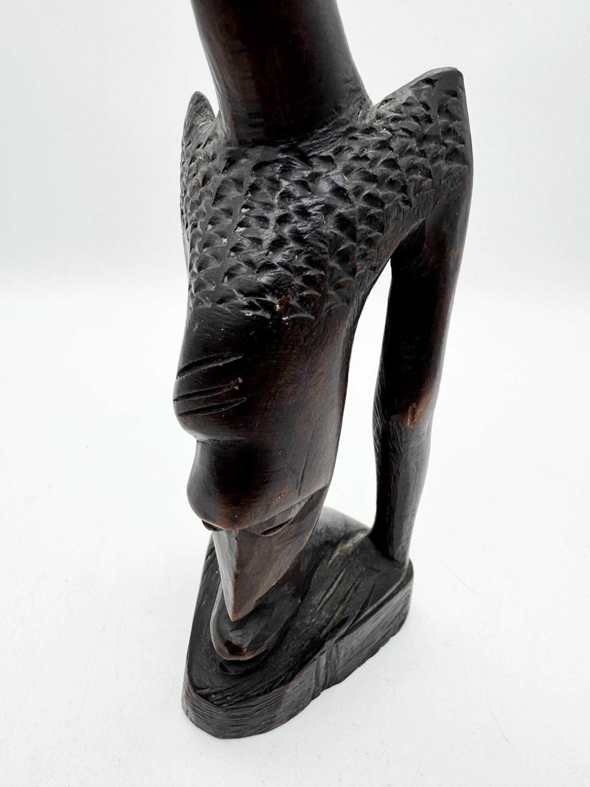 photo furniture Wooden African Art Head Sculpture, Woman Figure, Wooden Head