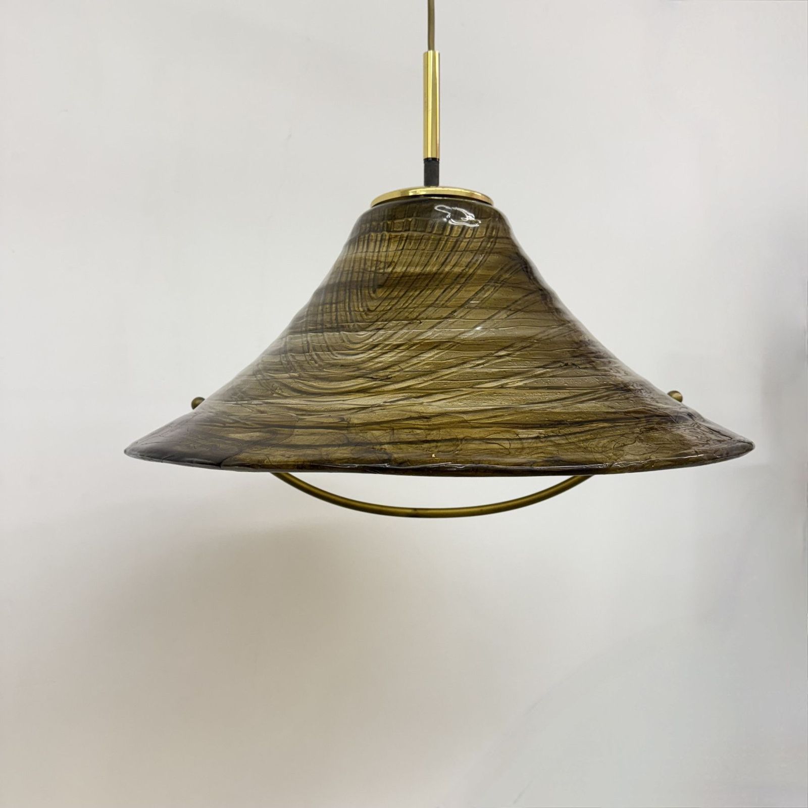 Mid Century Design Lucite Hanglamp, Jaren 1970