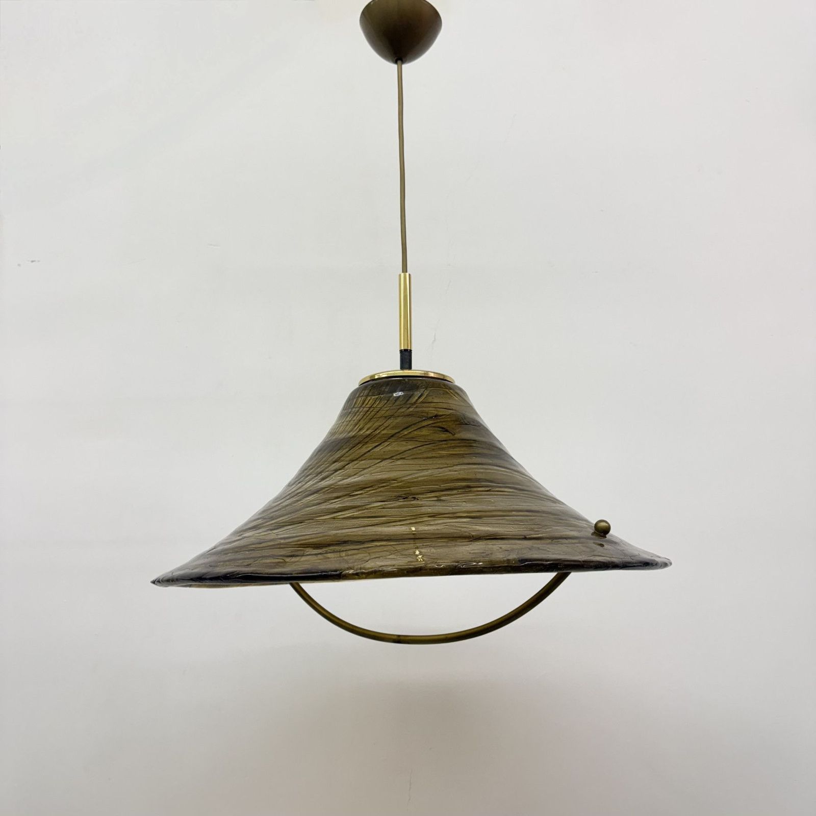 Mid Century Design Lucite Hanglamp, Jaren 1970 photo Verlichting