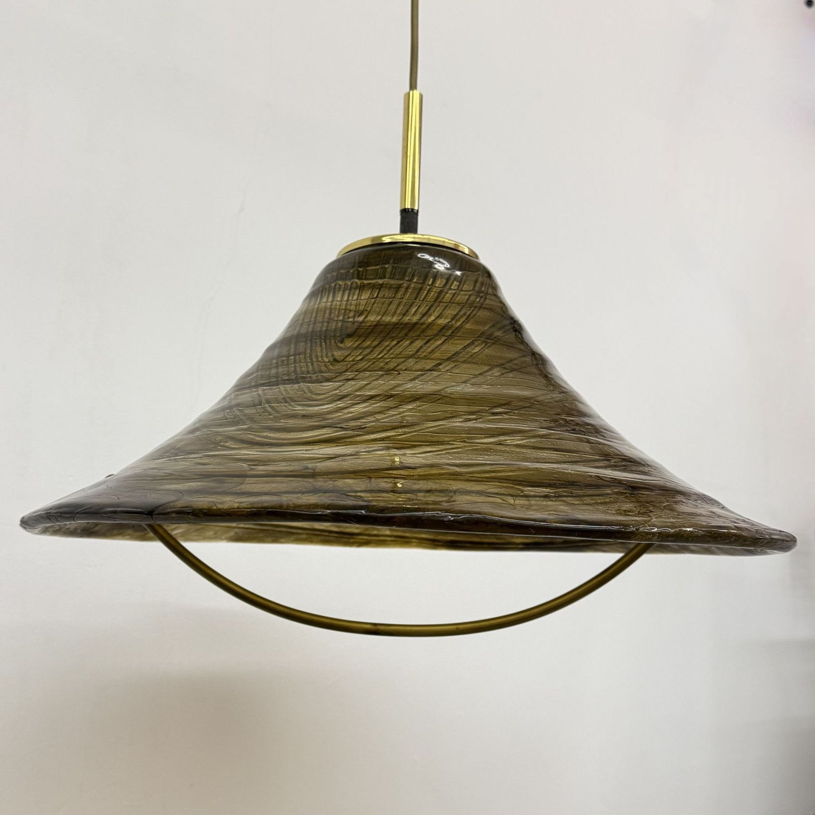 photo for sale Mid Century Design Lucite Hanglamp, Jaren 1970